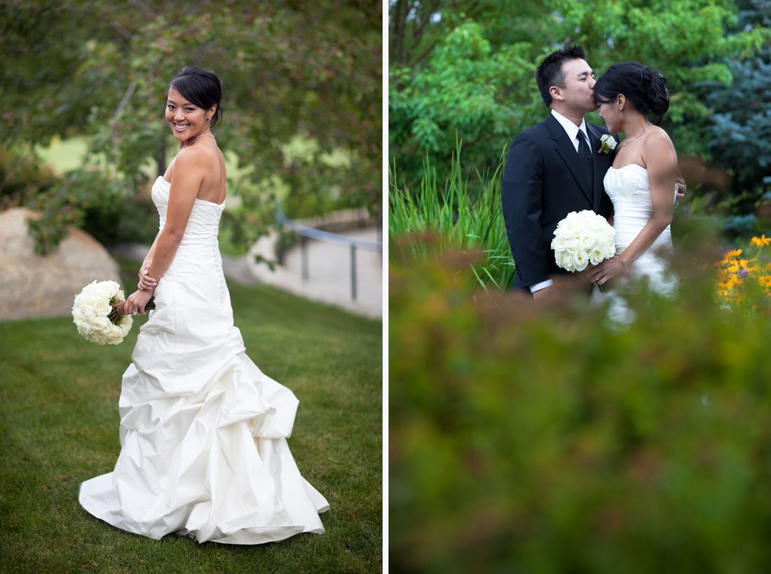 groom and bride Lake Tahoe wedding